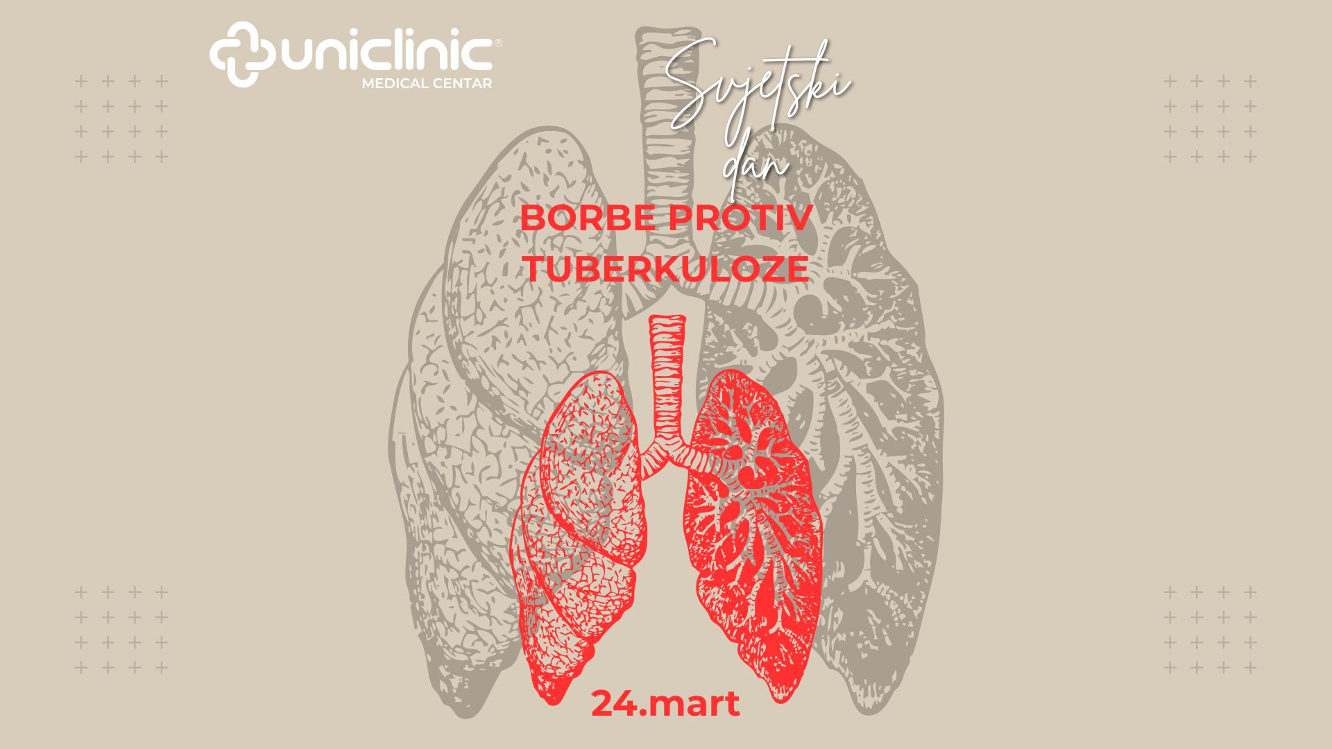24 mart svjetski dan borbe protiv tuberkuloze - poster